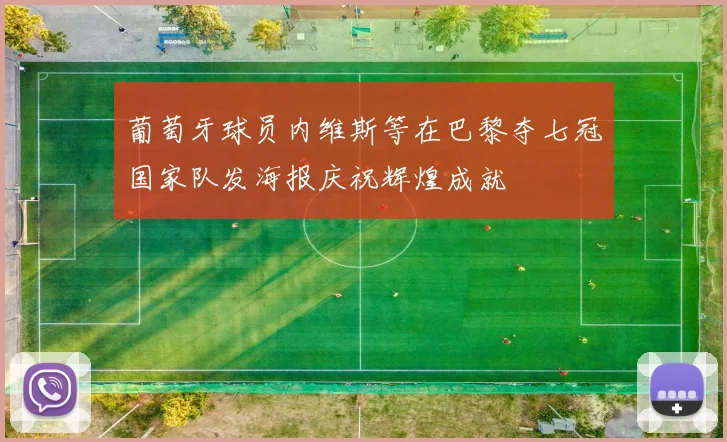 葡萄牙球员内维斯等在巴黎夺七冠国家队发海报庆祝辉煌成就